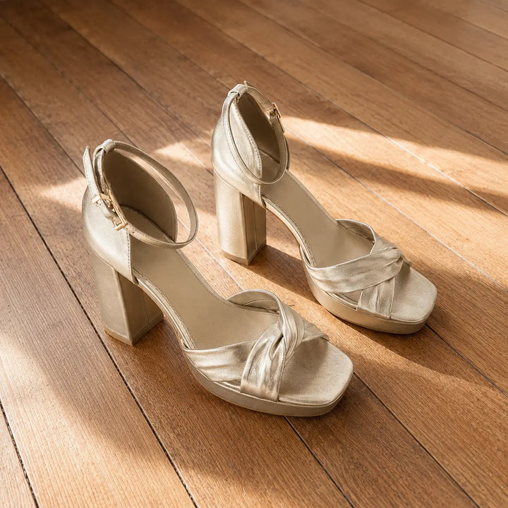 BIRDIE – SANDALES PLATEFORME GLAMOUR THE PERFECT BRIDAL COMPANY