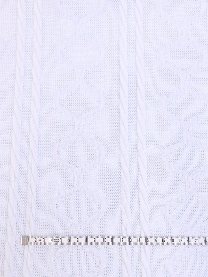BOLÉRO MARIÉE AVEC COL EN MAILLE E431 BIANCO EVENTO