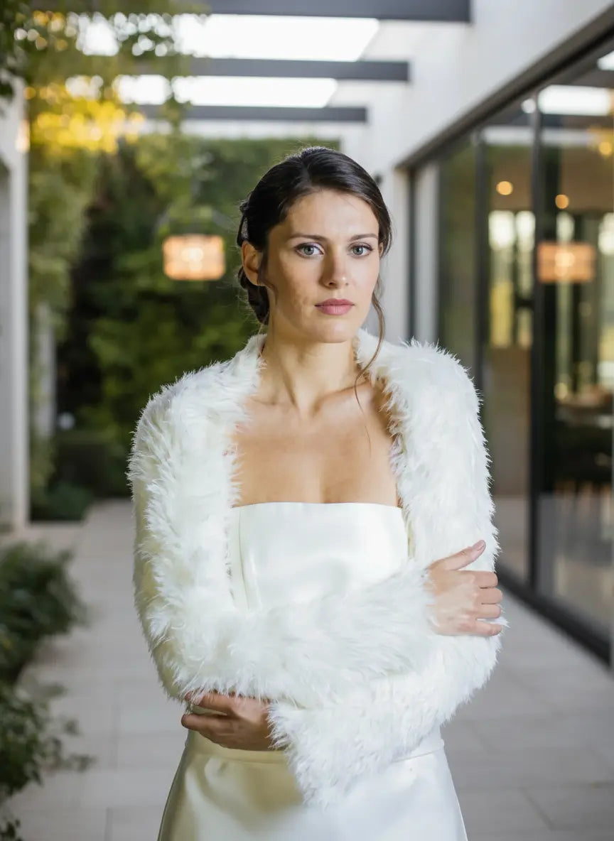 BOLÉRO MARIÉE HIVER EN ANGORINA Mayglori