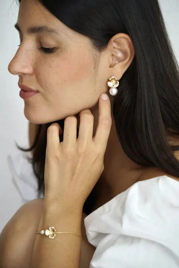 BOUCLES D'OREILLES MARIAGE À DEUX - Mas Accessoires