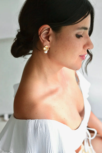 BOUCLES D'OREILLES MARIAGE À DEUX - Mas Accessoires