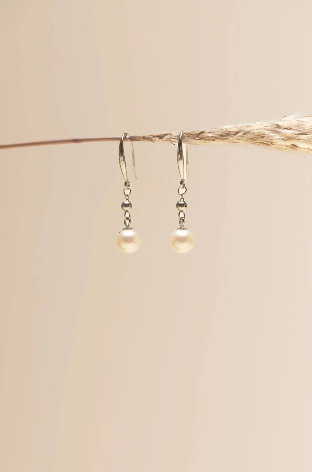 BOUCLES D’OREILLES CARMEL – PERLES NATURELLES & ARGENT 925 THE PERFECT BRIDAL COMPANY