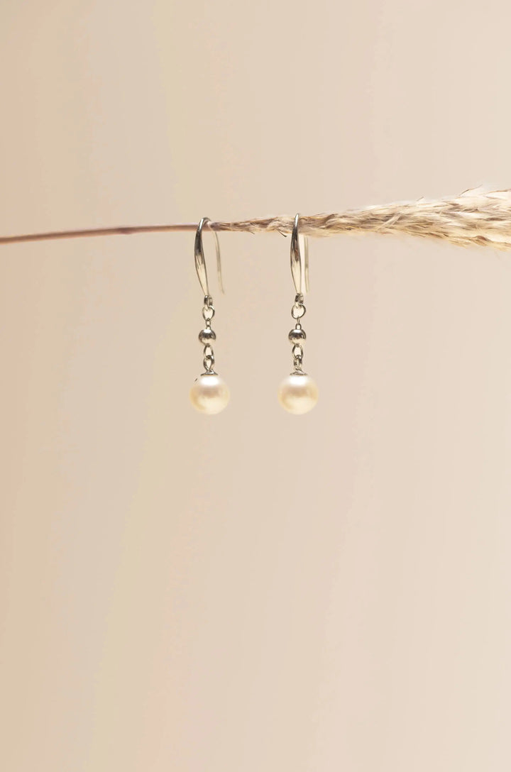 BOUCLES D’OREILLES CARMEL – PERLES NATURELLES & ARGENT 925 THE PERFECT BRIDAL COMPANY