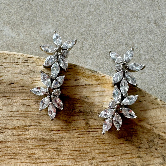 BOUCLES D'OREILLES CLIMBER Athena Bridal jewellery