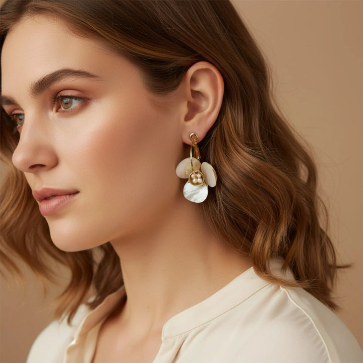 BOUCLES D'OREILLES MARIAGE APOLLINE somini