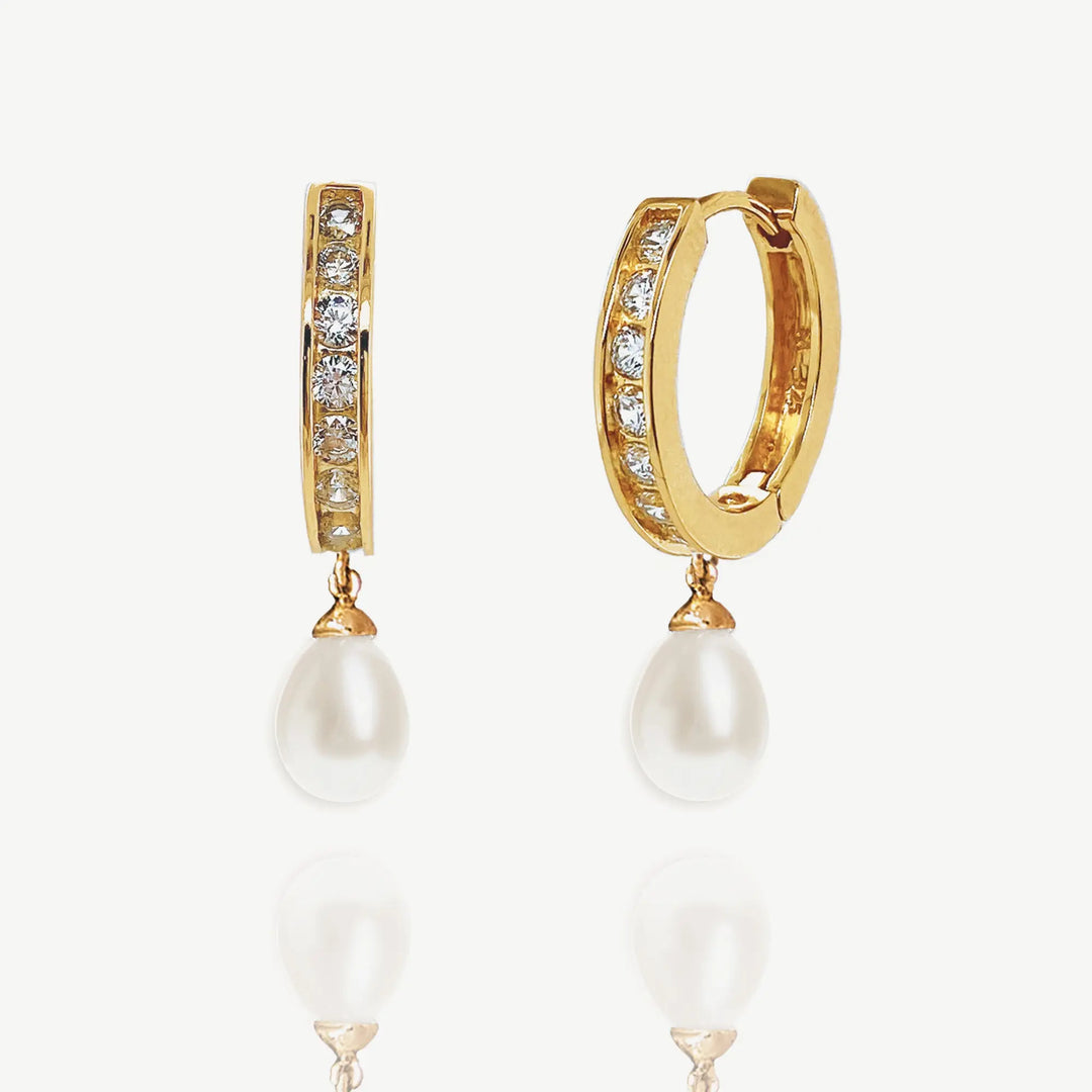 BOUCLES D’OREILLES MARIAGE CANTERBURY – CRISTAUX & PERLE Ivory and co