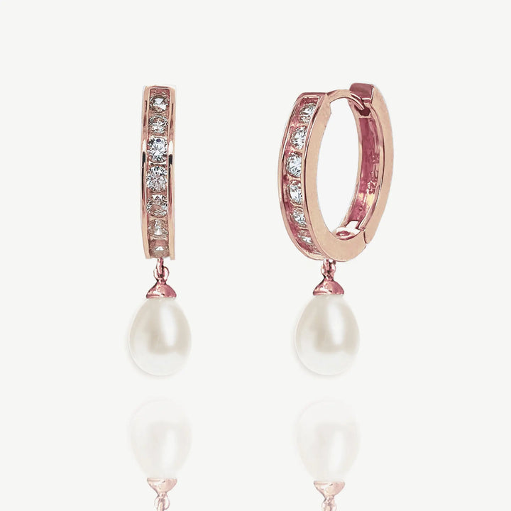 BOUCLES D’OREILLES MARIAGE CANTERBURY – CRISTAUX & PERLE Ivory and co