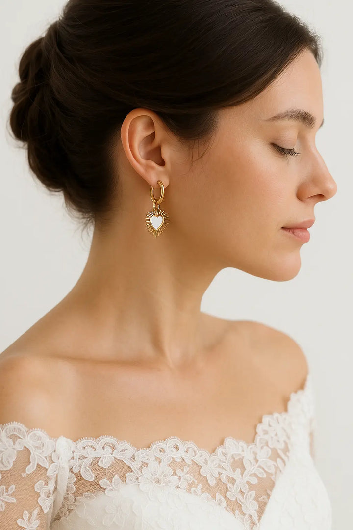 BOUCLES D'OREILLES MARIAGE CHARLOTTE somini