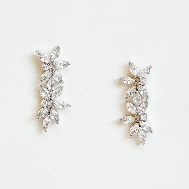 BOUCLES D'OREILLES MARIAGE CLIMBER Athena Bridal jewellery