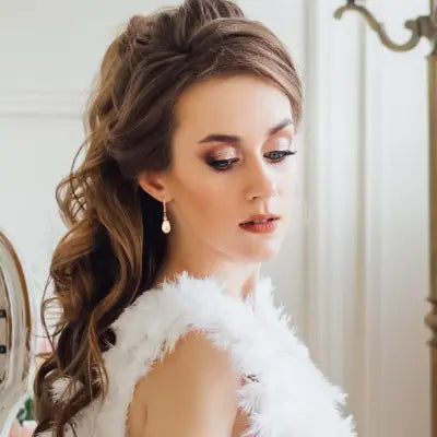 BOUCLES D'OREILLES MARIAGE HÉRITAGE Athena bridal jewellery