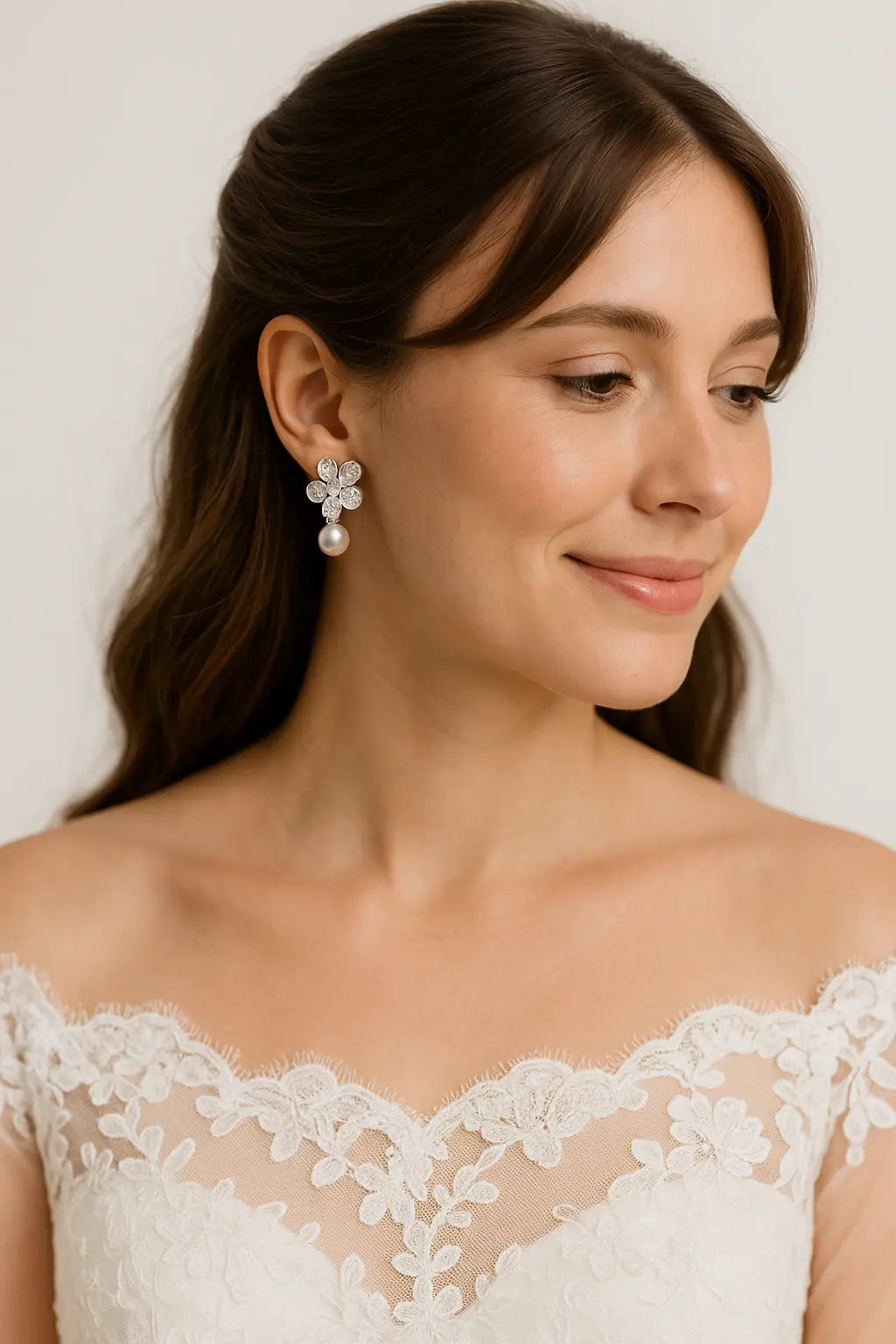 BOUCLES D'OREILLES MARIAGE JULIETTE somini