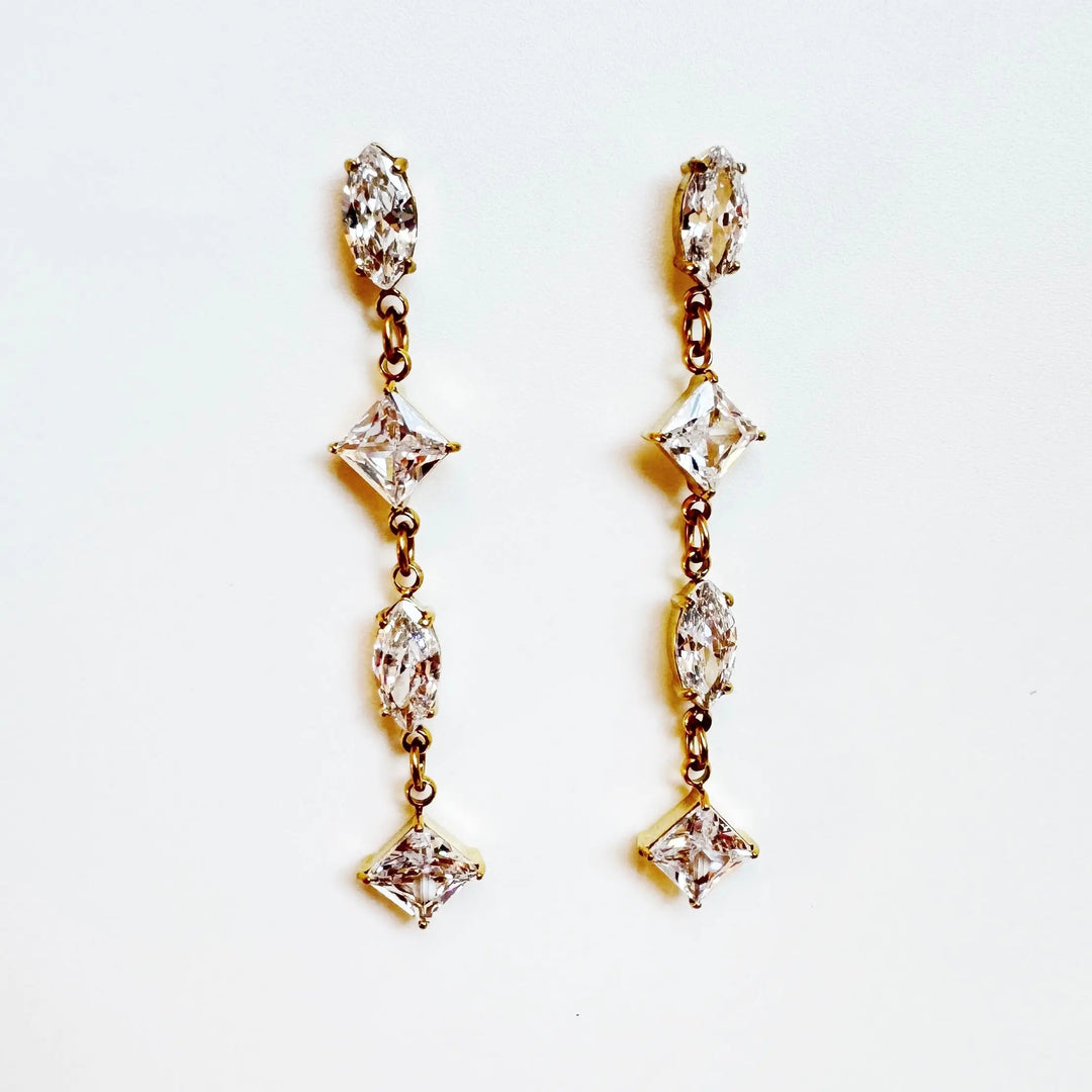 BOUCLES D'OREILLES MARIAGE LOLA somini