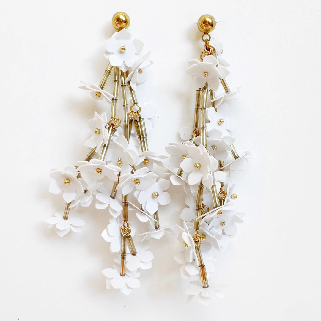 BOUCLES D'OREILLES MARIAGE MÉLUSINE somini