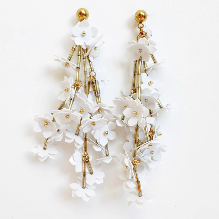 BOUCLES D'OREILLES MARIAGE MÉLUSINE somini