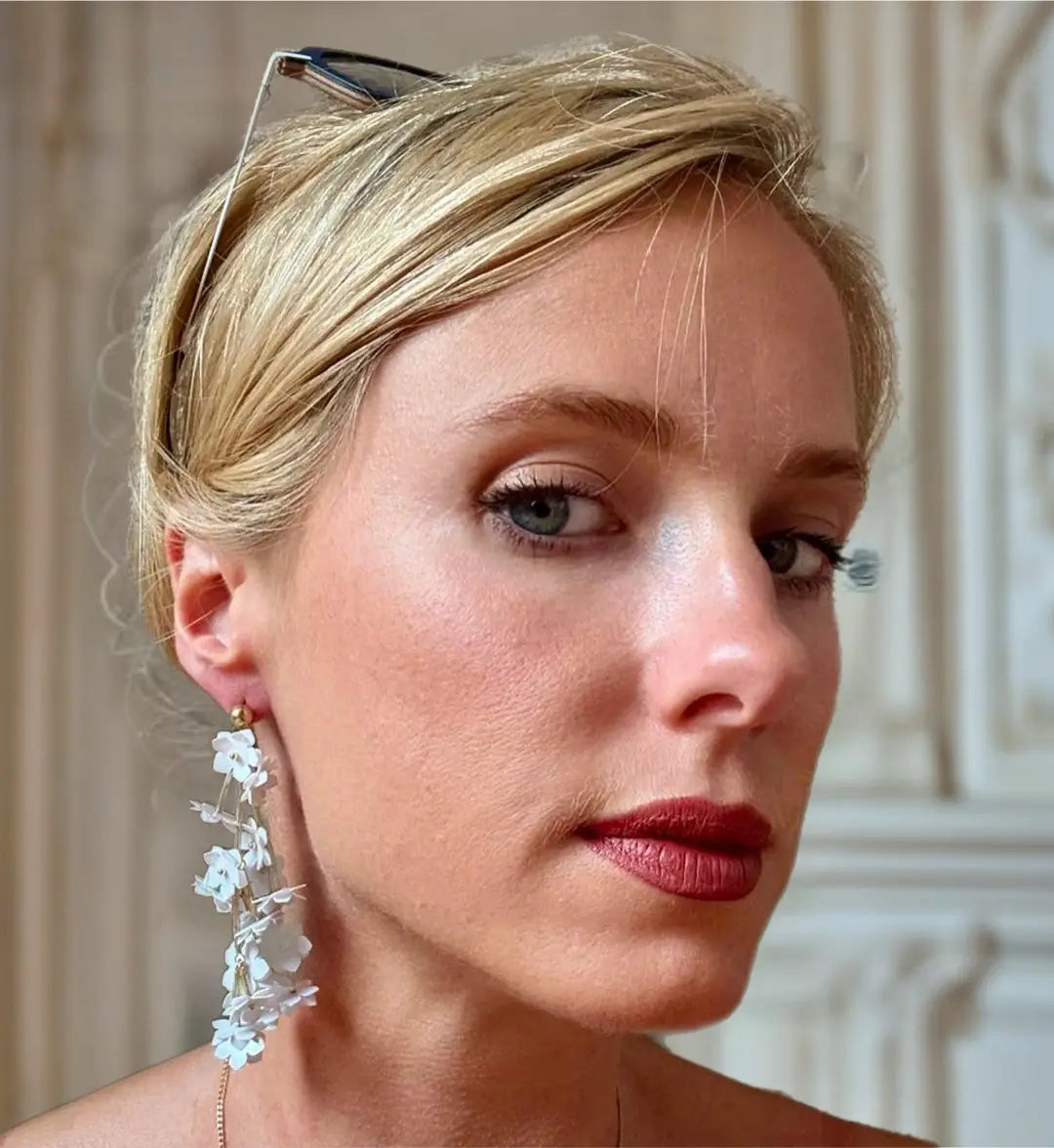 BOUCLES D'OREILLES MARIAGE MÉLUSINE somini