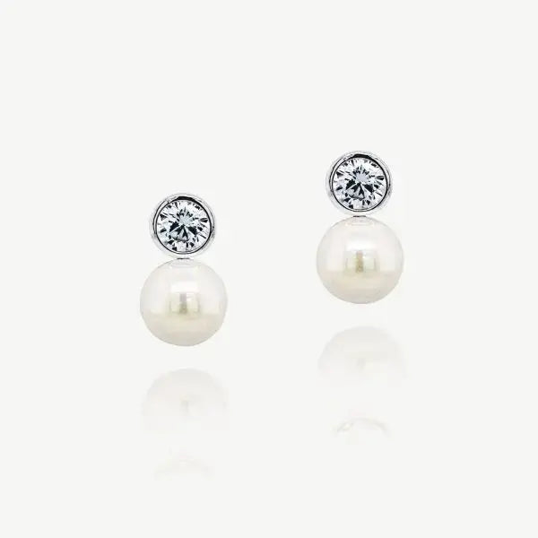 BOUCLES D'OREILLES FEUILLES EN CRISTAL CYPRÈS (Copie) Ivory and co