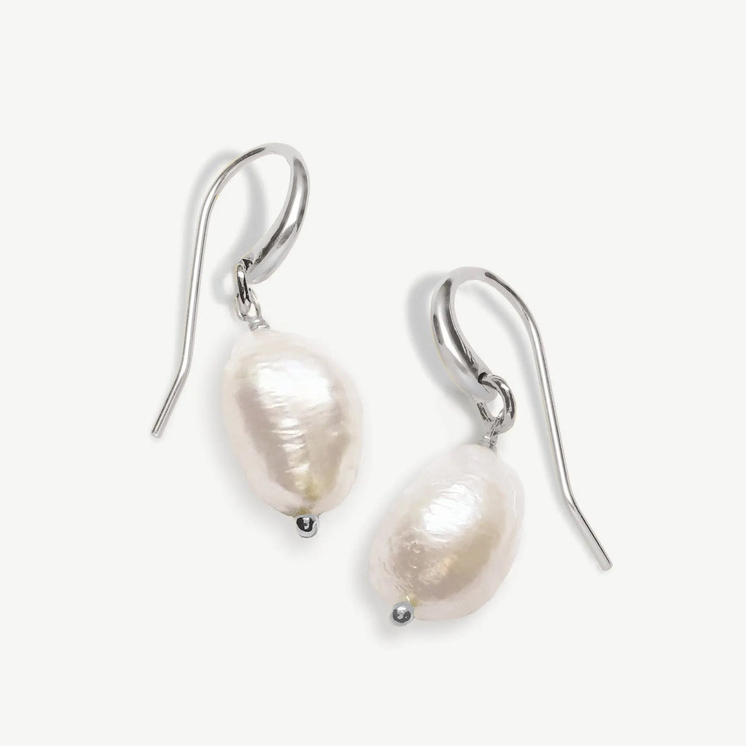 BOUCLES D’OREILLES SAINTE-LUCIE – PERLES BAROQUES Ivory and co