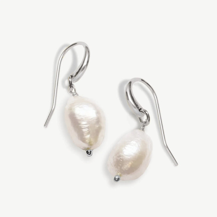 BOUCLES D’OREILLES SAINTE-LUCIE – PERLES BAROQUES Ivory and co