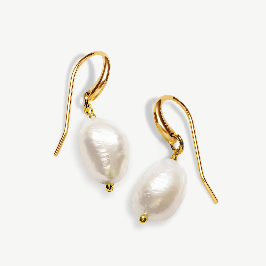 BOUCLES D’OREILLES SAINTE-LUCIE – PERLES BAROQUES Ivory and co