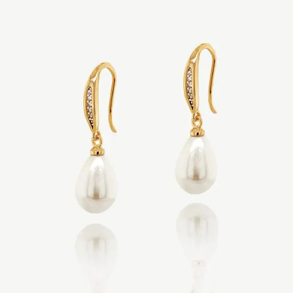 BOUCLES D’OREILLES SALFORD – PERLES & CRISTAUX Ivory and co