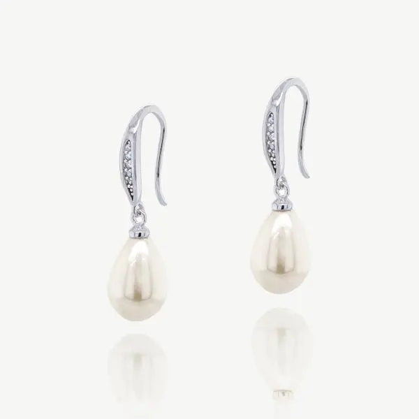 BOUCLES D’OREILLES SALFORD – PERLES & CRISTAUX Ivory and co