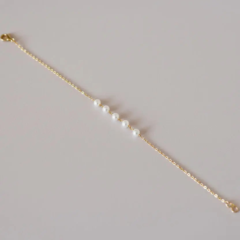BRACELET 5x4 — PERLES FINES Hortense