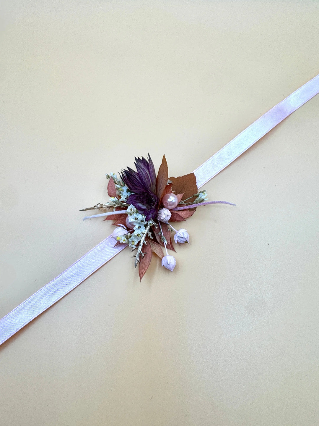bracelet floral pour demoiselle d'honneur fait main Mas accessoires