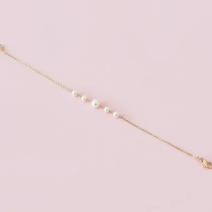BRACELET MARIÉE PERLES 4/6 — FAIT MAIN FRANCE Hortense