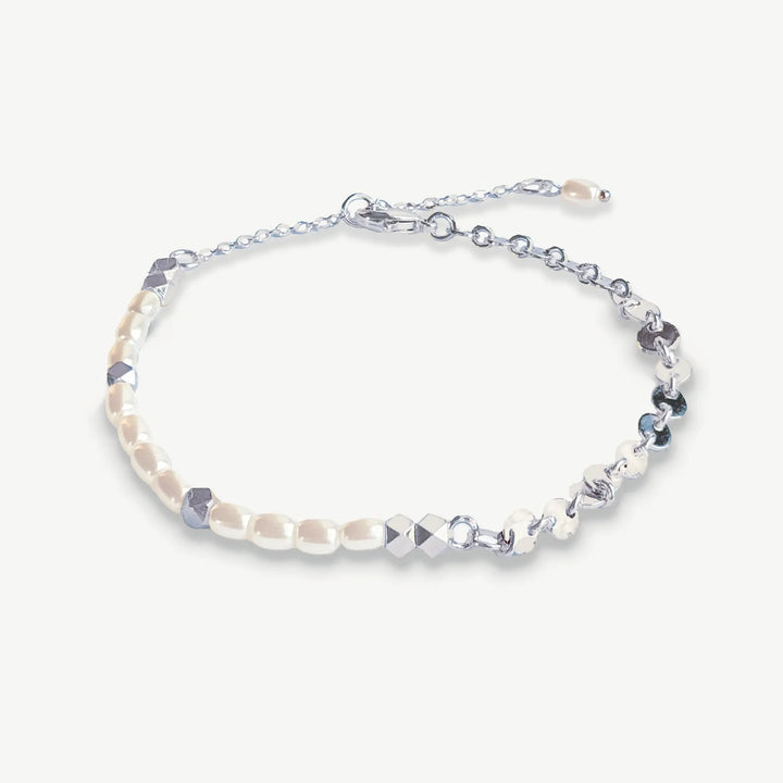 BRACELET PERLES & MÉDAILLONS MODERNE | MONTEGO BAY IVORY AND CO