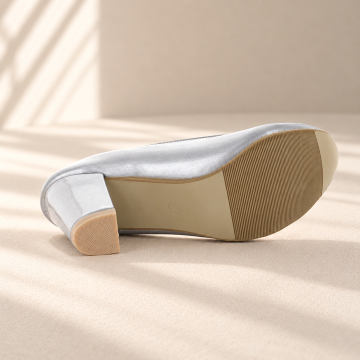 Mary Jane 821 argent — semelle — studio crème Mas Accessoires