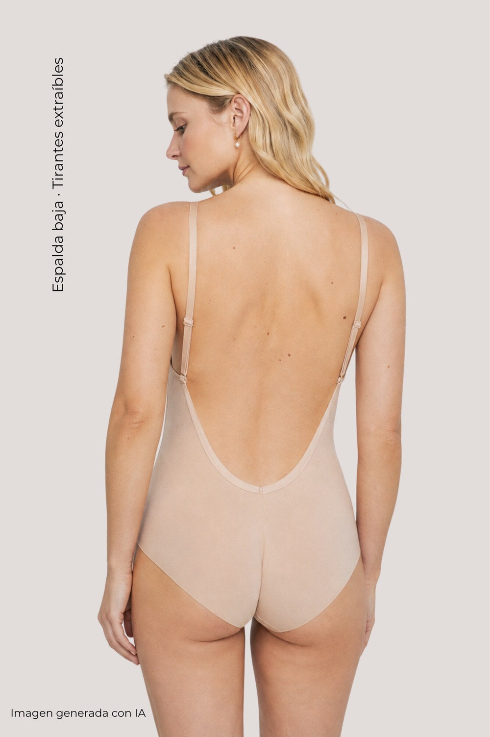 Body de mariée dos nu 36542 – maintien médium IVETTE BRIDAL