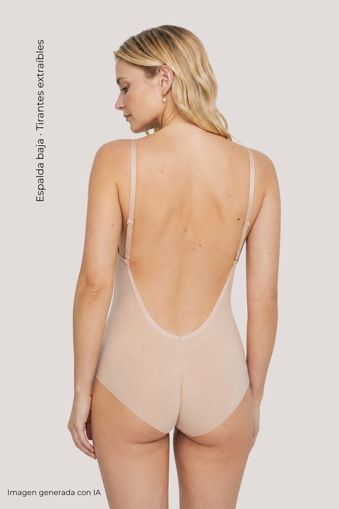 Body de mariée dos nu 36542 – maintien médium IVETTE BRIDAL