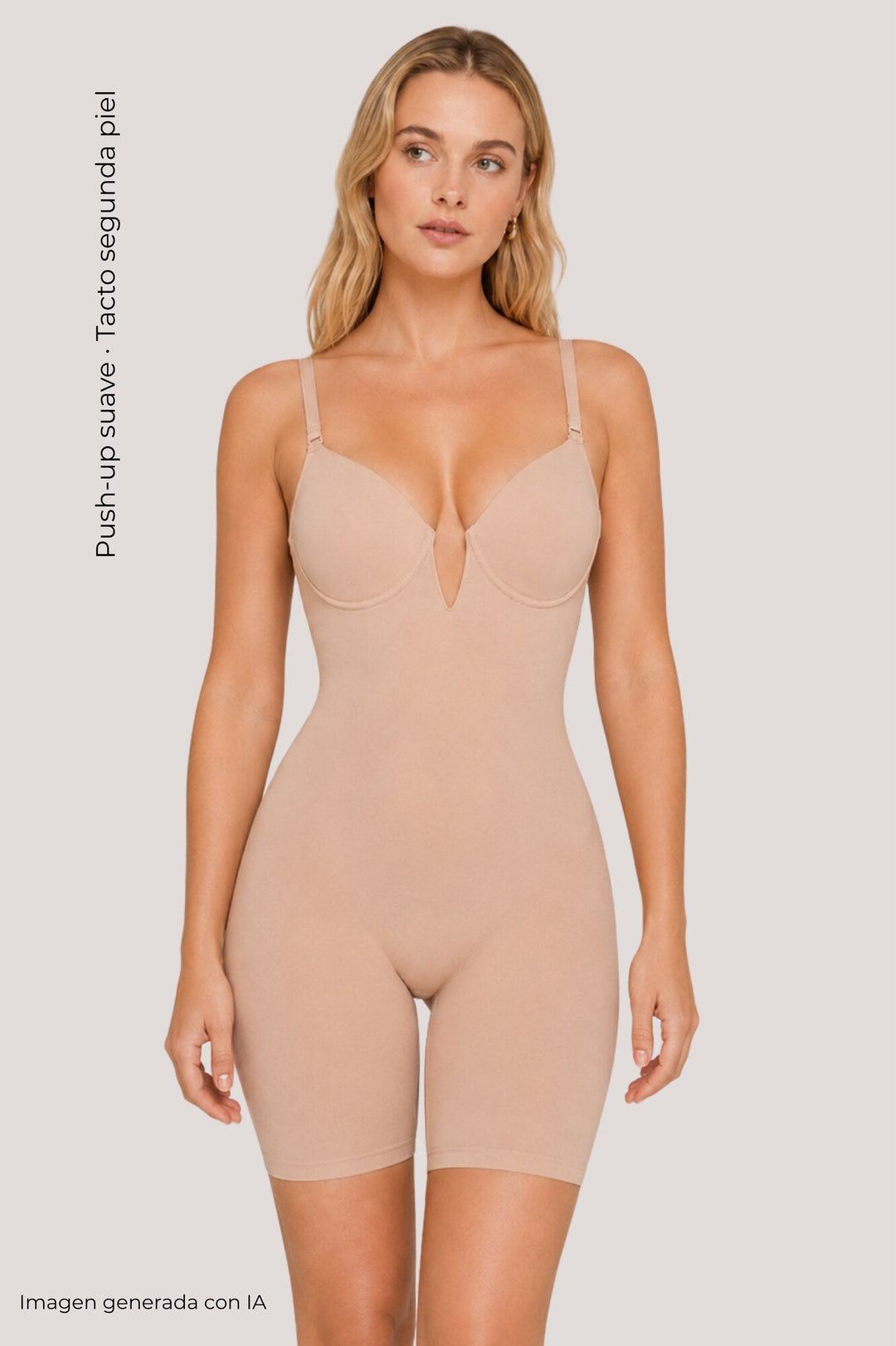 Body gainant dos nu et panty 36642 – maintien fort IVETTE BRIDAL