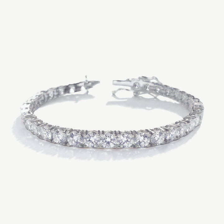 Bracelet de mariée Imperial rivière de zircons rhodium