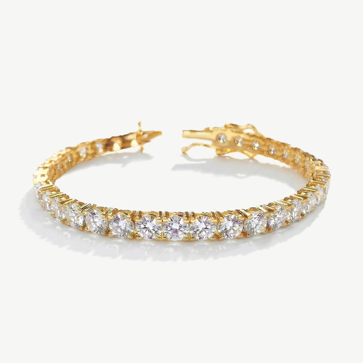 Bracelet de mariée Imperial rivière de zircons doré