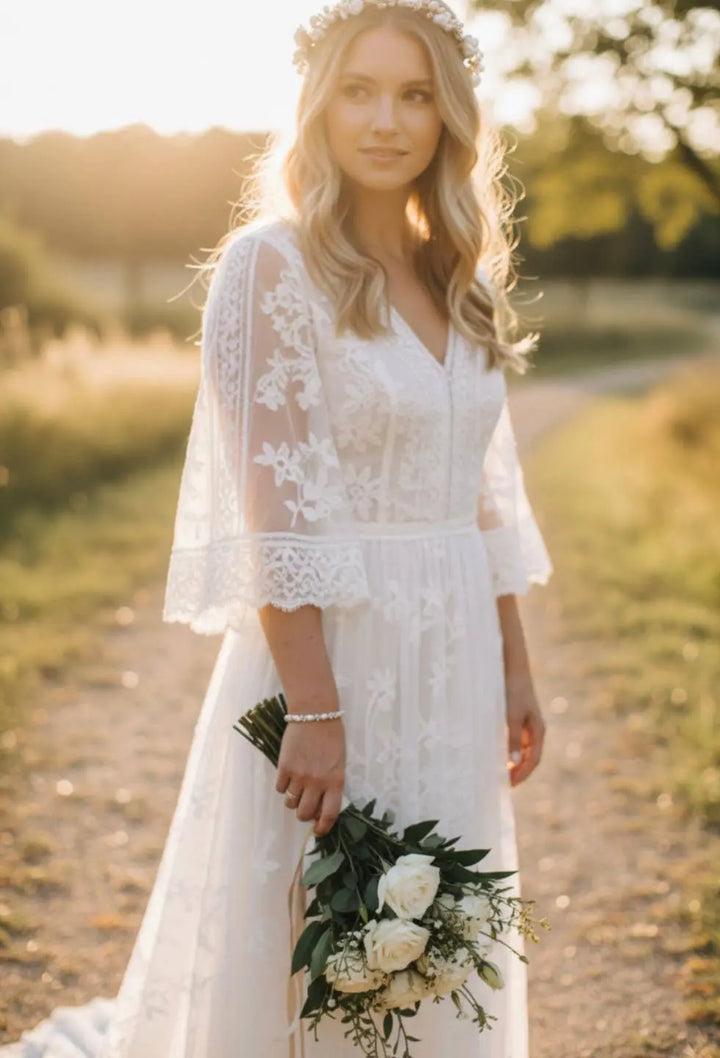 Bracelet mariage en perles de culture irrégulières. L'atelier du 6