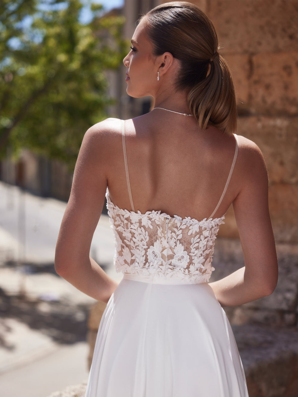 Bustier de mariée E464 ivoire, vue complémentaire du modèle Bianco Evento