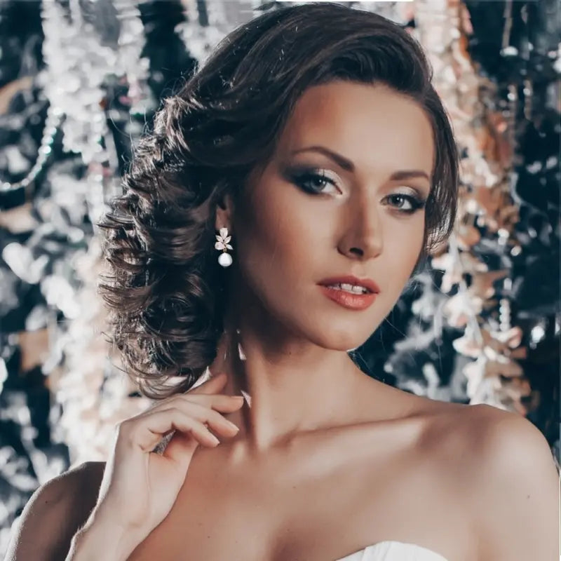 COLLECTION CZ - ENSEMBLE DE COLLIERS VINTAGE SCINTILLANTS - ARGENT CZNK253 Athena Bridal Jewellery