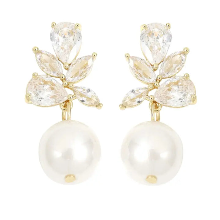 COLLECTION CZ - ENSEMBLE DE COLLIERS VINTAGE SCINTILLANTS - OR CZNK253 Athena Bridal Jewellery