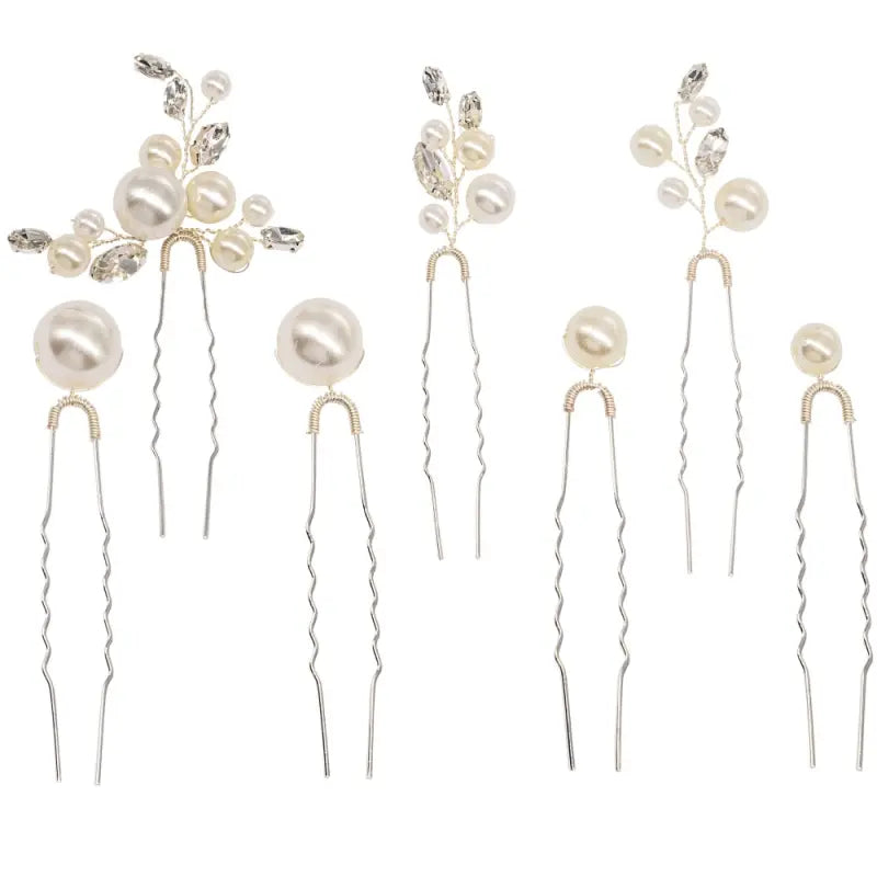 COLLECTION D'ÉPINGLES À CHEVEUX GLAM - PIN 57 ARGENTÉ Athena Bridal Jewellery