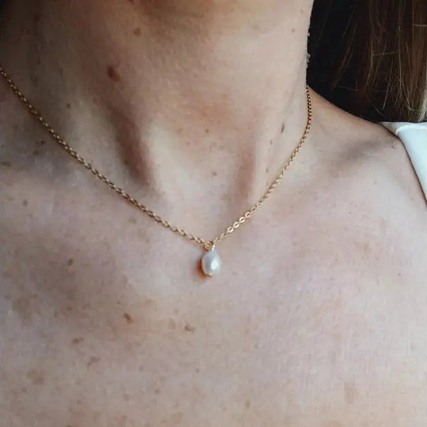 COLLIER DE DOS MARIÉE FLEURS SÉCHÉES HORTENSIA BOHÈME L'atelier du 6