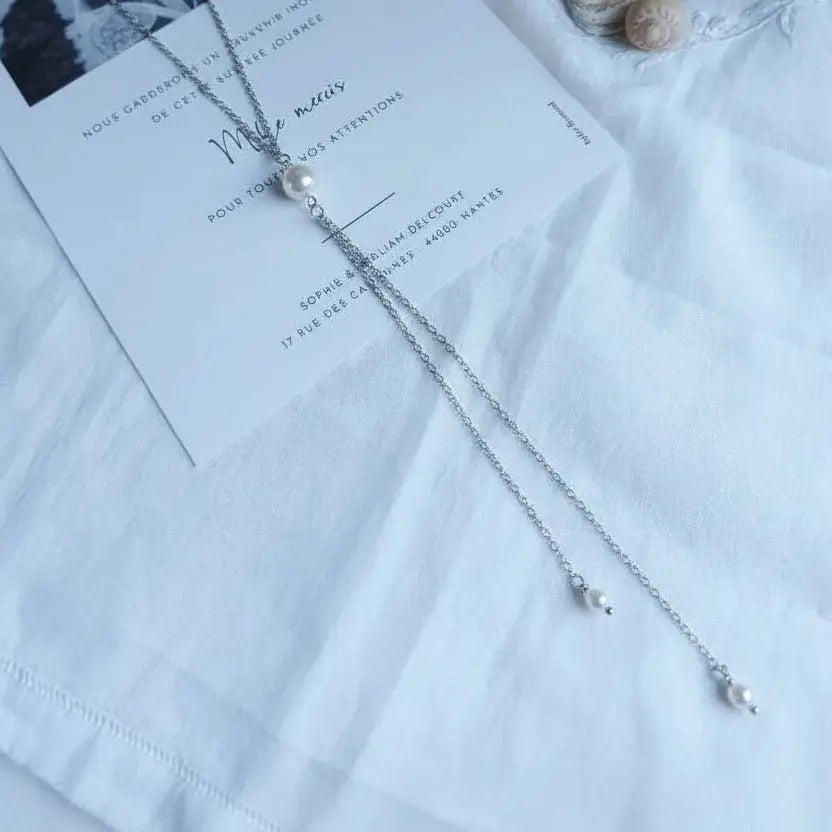 COLLIER DE DOS OR OU ARGENT LILIANA L'atelier du 6