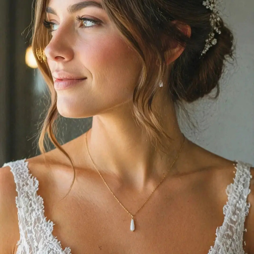 COLLIER GOUTTE DE NACRE — JOSÉPHINE Petite Léonie