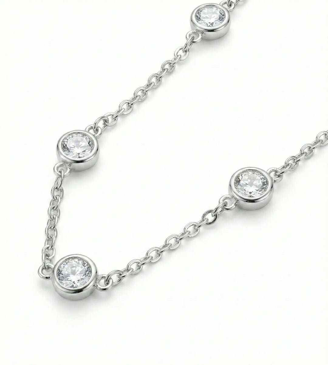 COLLIER MARIAGE ARGENT 925 OXYDES DE ZIRCONIUM – FALLON THE PERFECT BRIDAL COMPANY