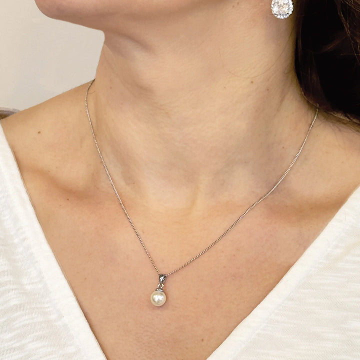 COLLIER PENDENTIF MARIAGE SALCOMBE – PERLE IVOIRE Ivory and co