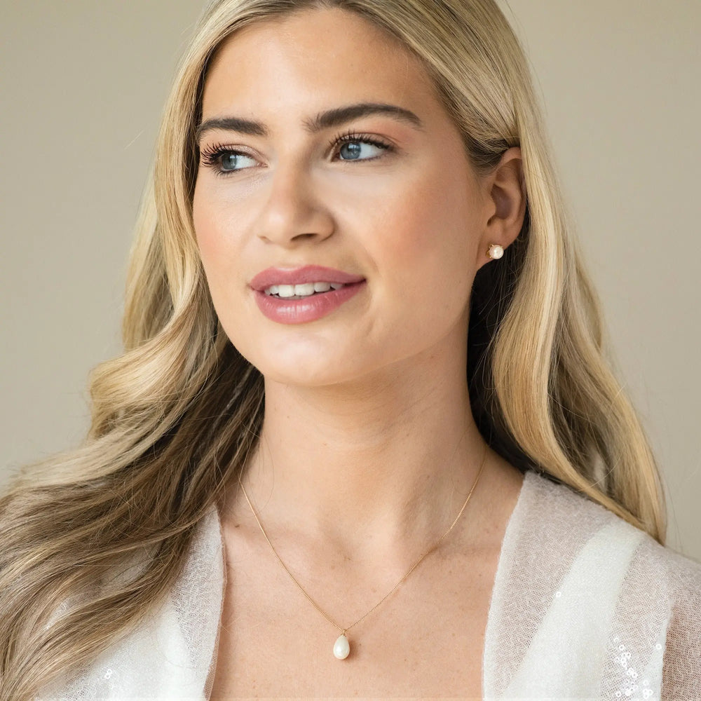 COLLIER PENDENTIF MARIAGE WESTBURY – PERLE IVOIRE Ivory and co