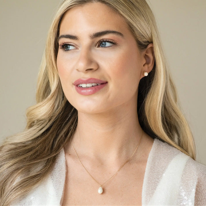 COLLIER PENDENTIF MARIAGE WESTBURY – PERLE IVOIRE Ivory and co