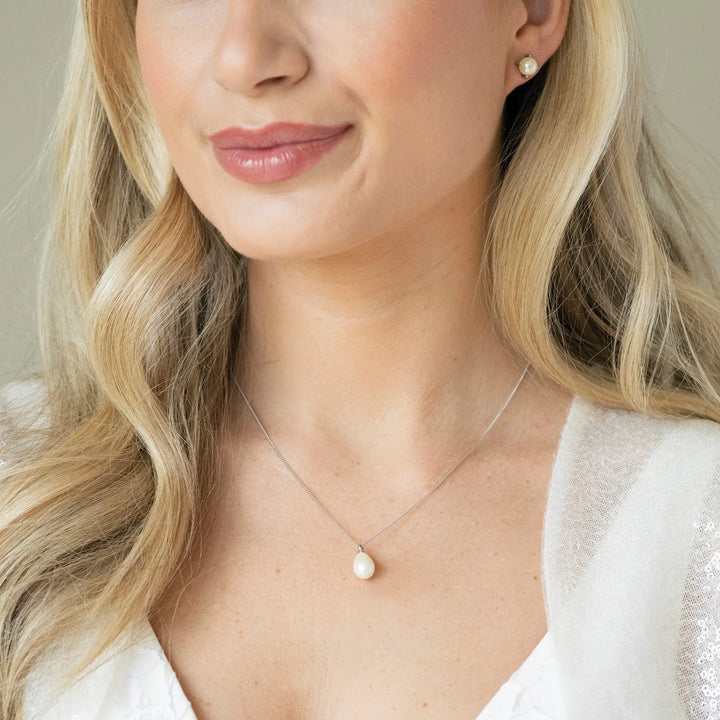 COLLIER PENDENTIF MARIAGE WESTBURY – PERLE IVOIRE Ivory and co