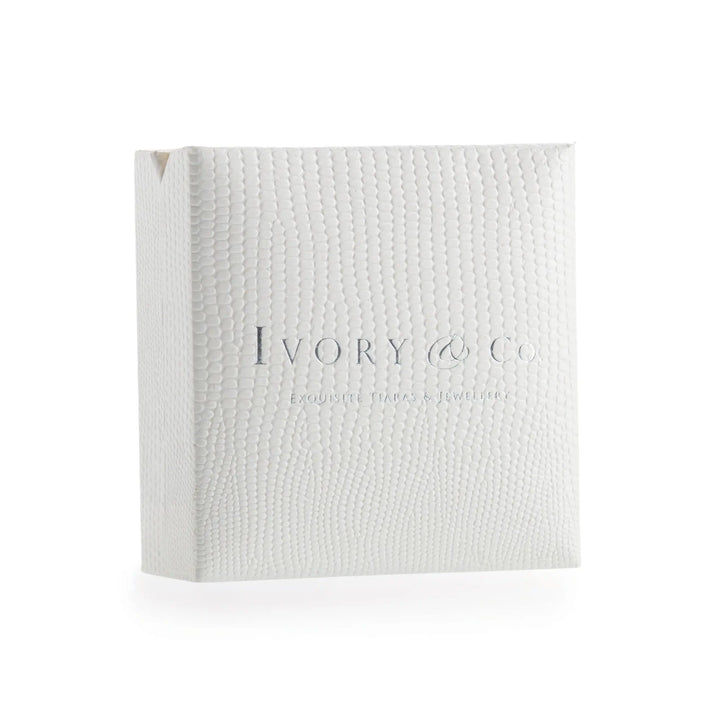 COLLIER PENDENTIF PERLE POIRE IMPERIAL PEARL - GOUTTE CRISTAL & PERLE | RHODIUM Ivory and co