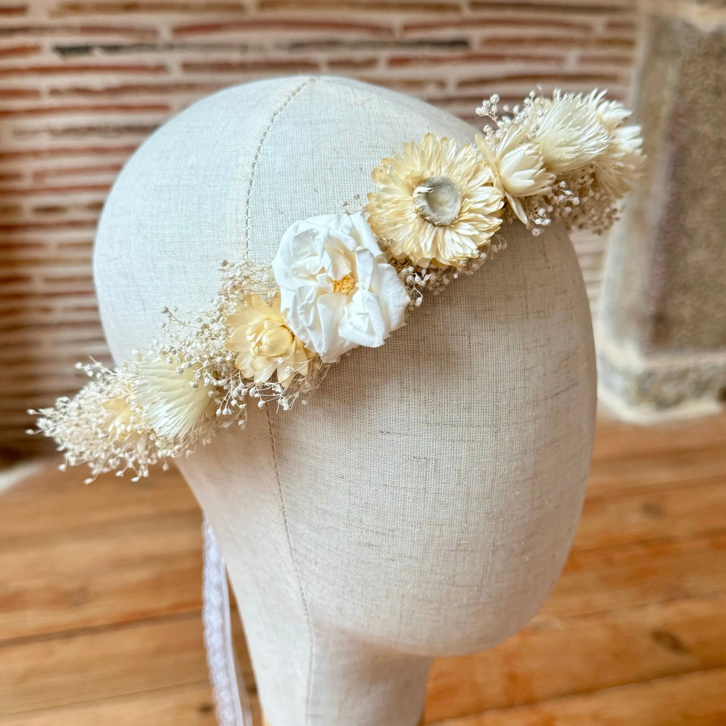 COURONNE MARIÉE FLEURS - CHARME Céline